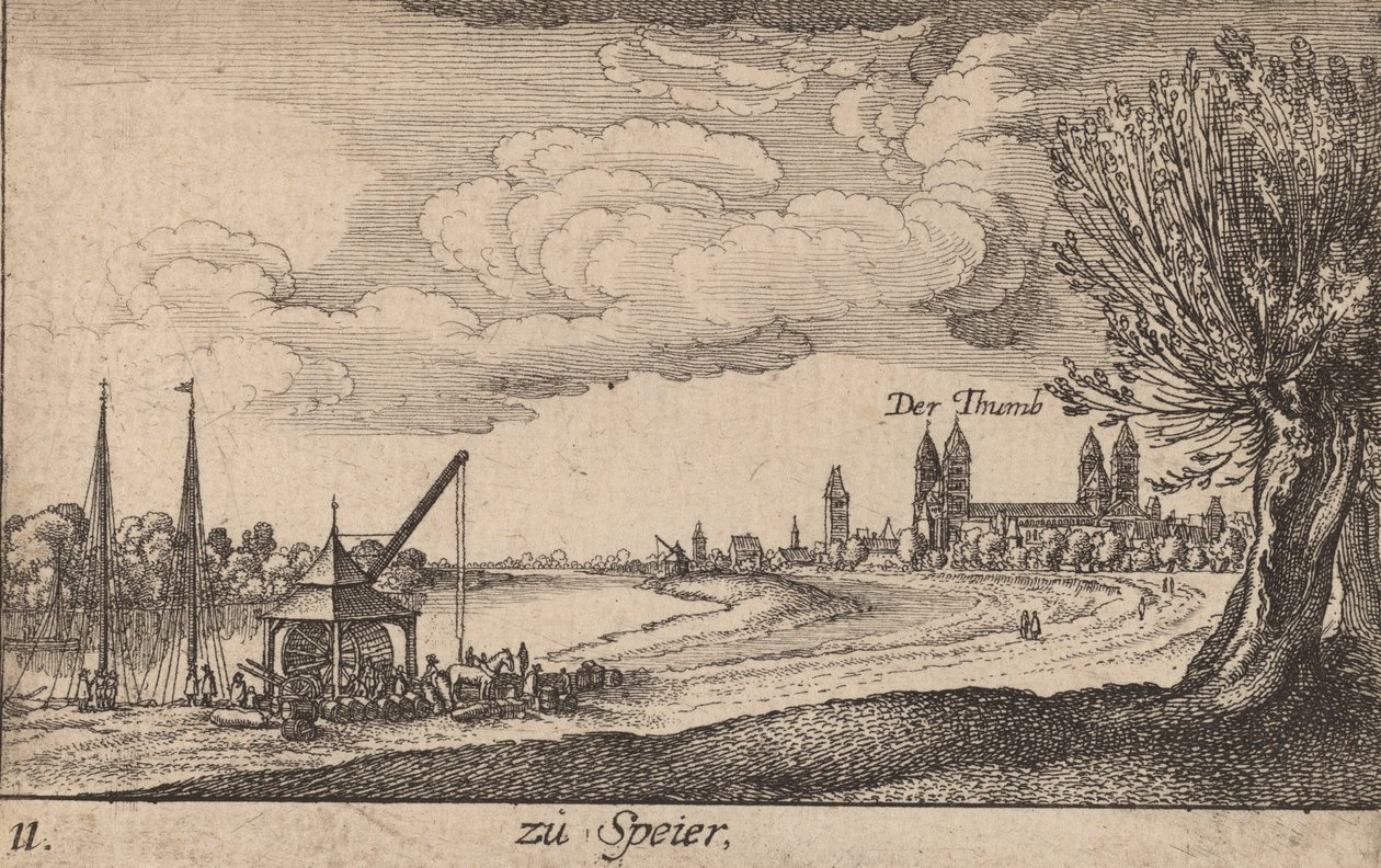 Speyer, 1635. alkotó: Wenceslaus Hollar