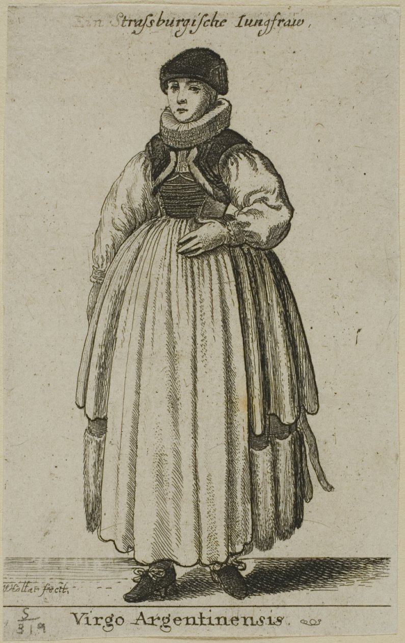 Strasbourgi nő alkotó: Wenceslaus Hollar