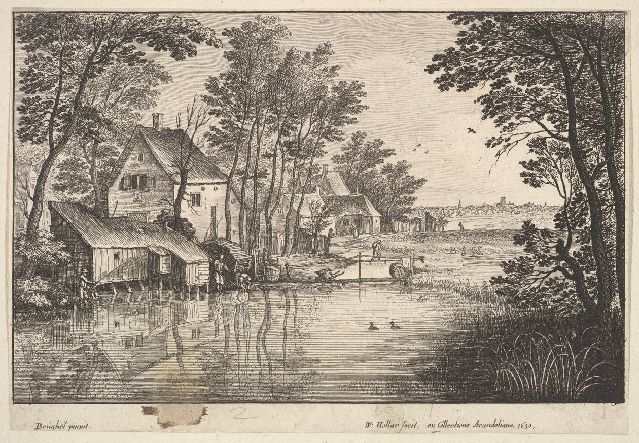 A horgász, 1650. alkotó: Wenceslaus Hollar