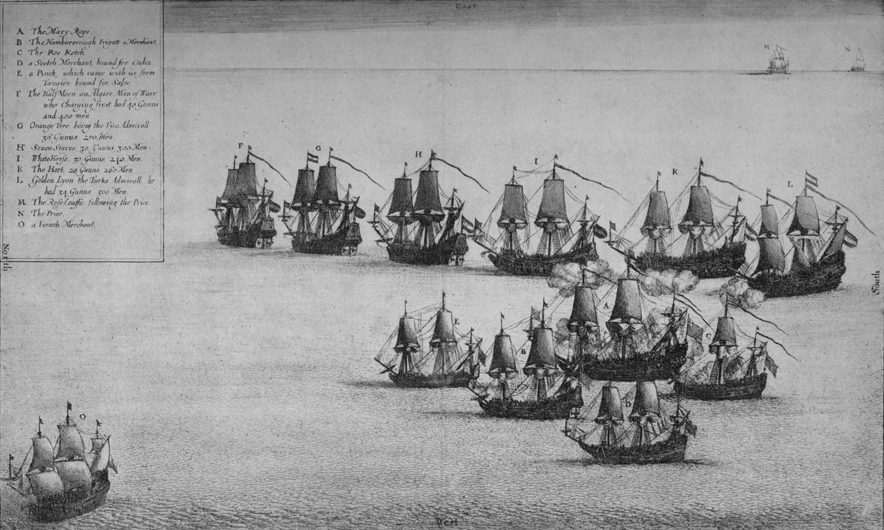 A Mária Rózsa harca, 1669 alkotó: Wenceslaus Hollar
