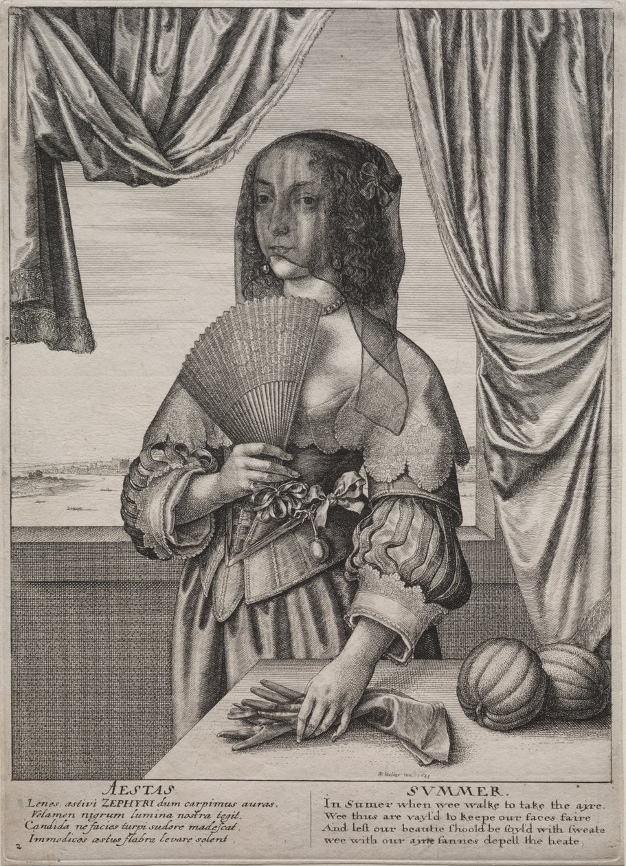 A négy évszak alkotó: Wenceslaus Hollar