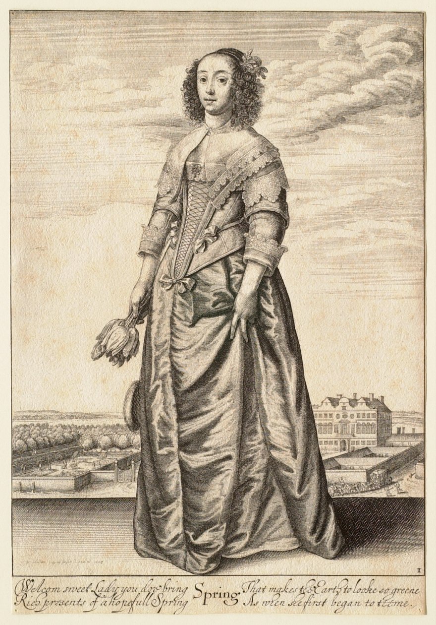 A négy évszak: Tavasz alkotó: Wenceslaus Hollar