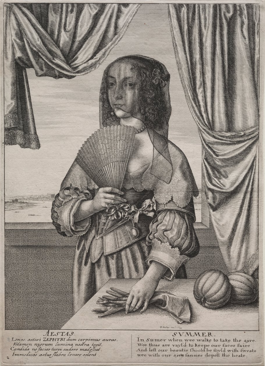 A négy évszak: nyár alkotó: Wenceslaus Hollar