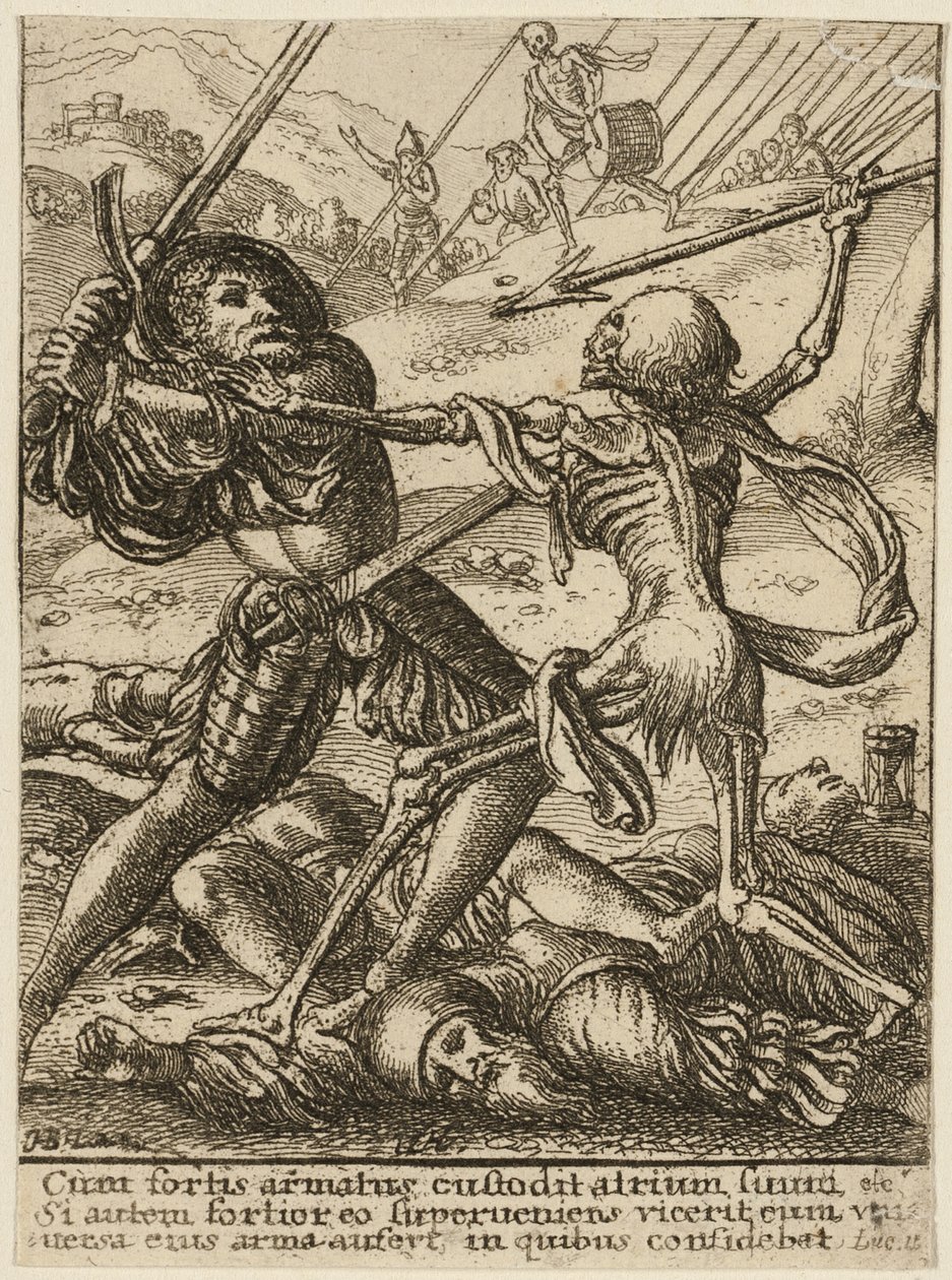 A lovag és a halál, A haláltáncból alkotó: Wenceslaus Hollar