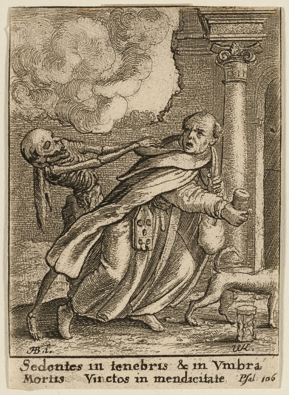 A szerzetes és a halál alkotó: Wenceslaus Hollar