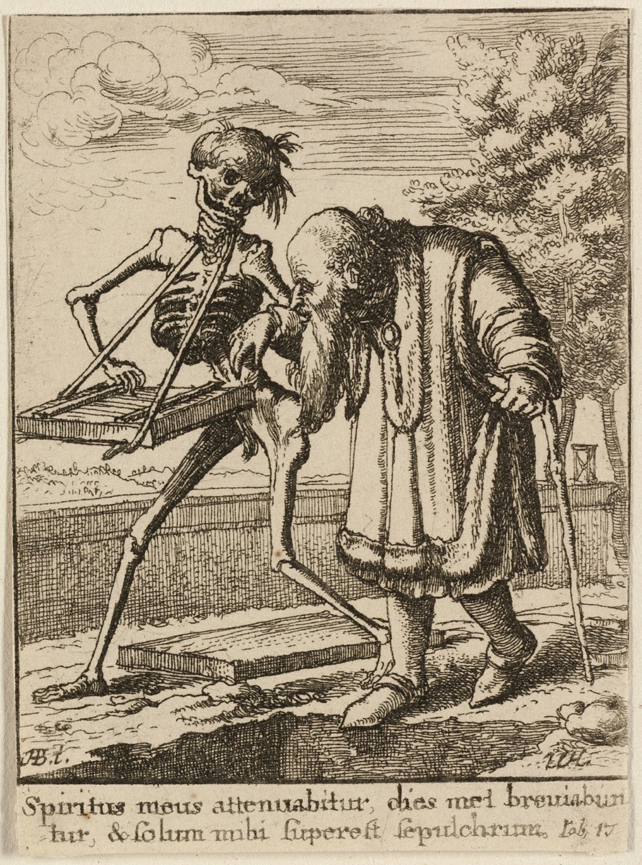 Az öreg és a halál alkotó: Wenceslaus Hollar