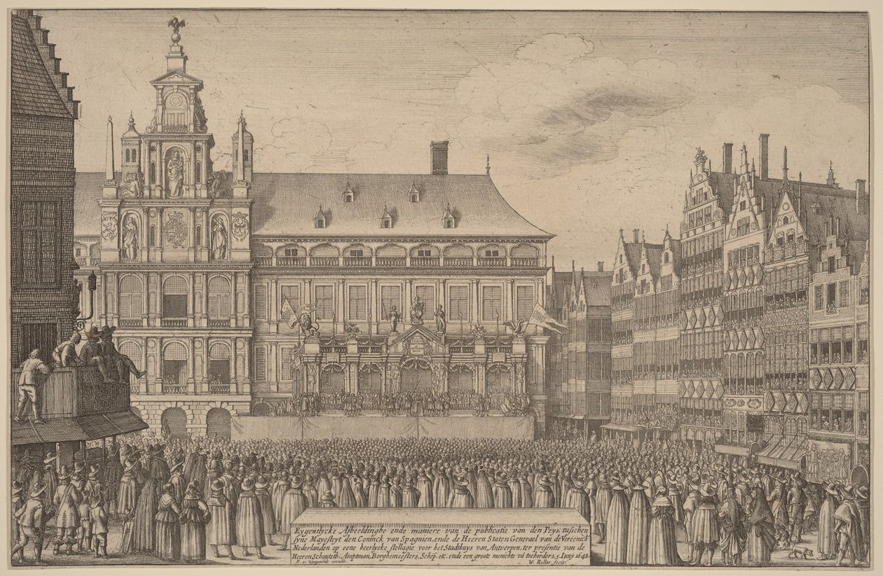 A münsteri béke alkotó: Wenceslaus Hollar