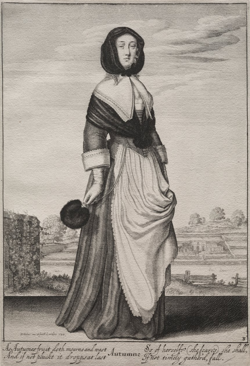 Az évszakok: ősz alkotó: Wenceslaus Hollar