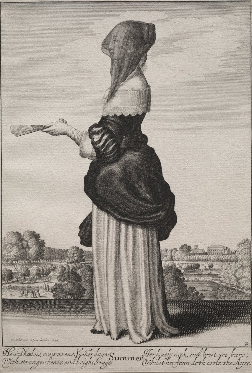 Az évszakok: nyár alkotó: Wenceslaus Hollar