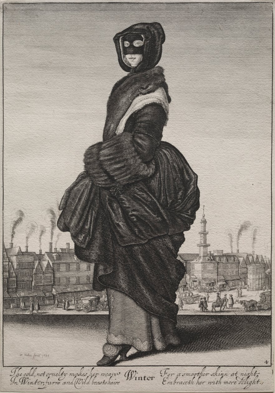 Az évszakok: tél, 1643-1644. alkotó: Wenceslaus Hollar
