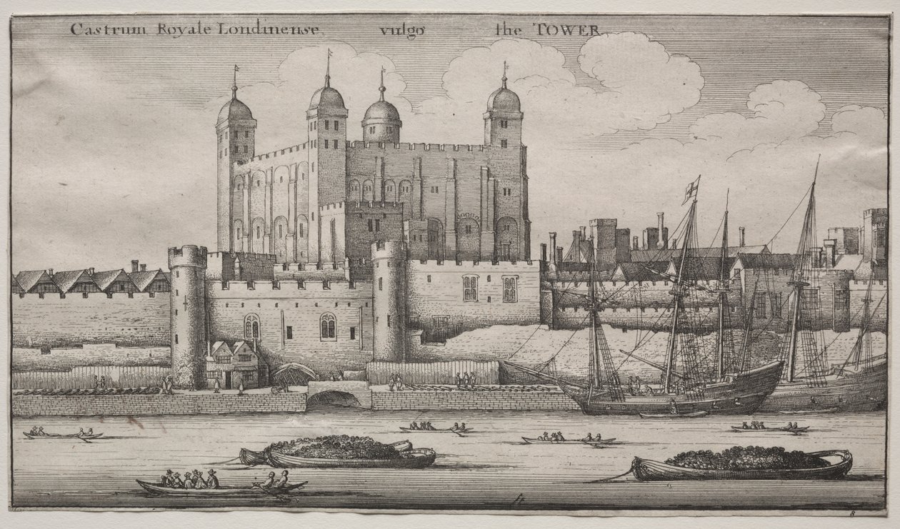A Tower, London alkotó: Wenceslaus Hollar