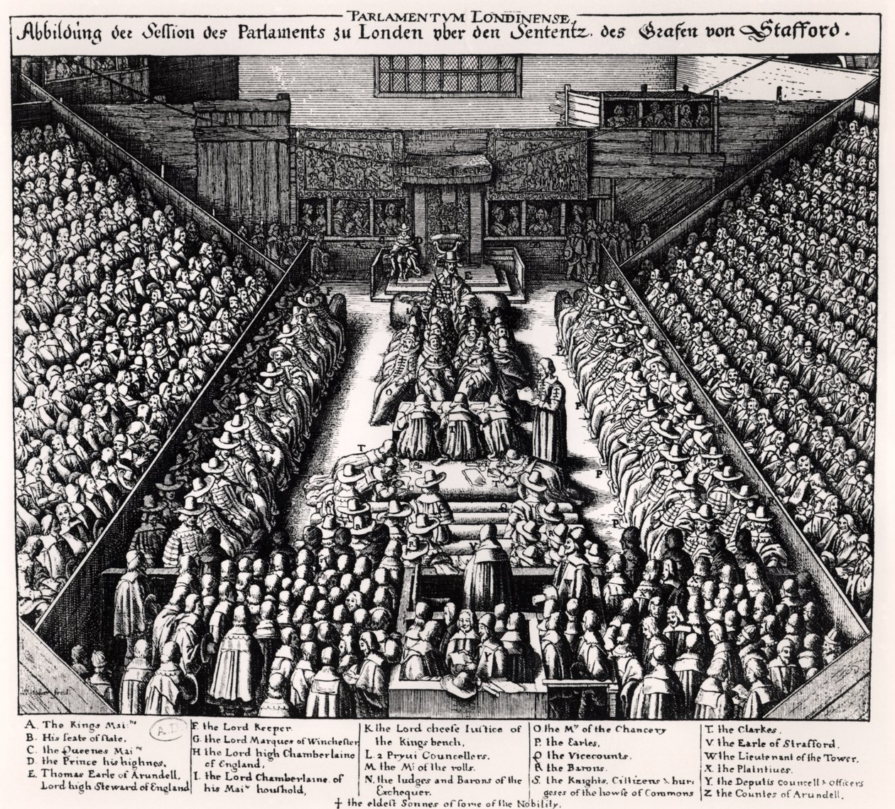 Thomas Wentworth (1593-1641) Strafford grófjának pere 1641-ben alkotó: Wenceslaus Hollar