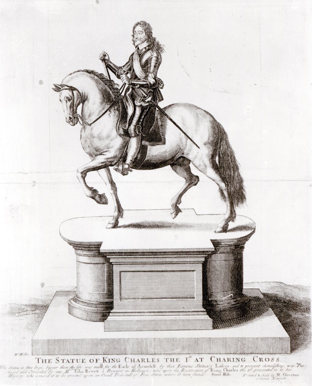 1. Károly király szobra a Charing Crossnál alkotó: Wenceslaus Hollar