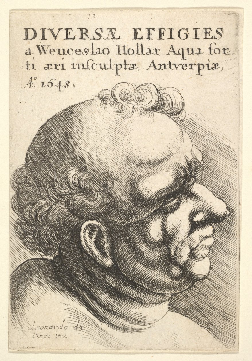 Címlap, Változatos portrék, 1648 alkotó: Wenceslaus Hollar