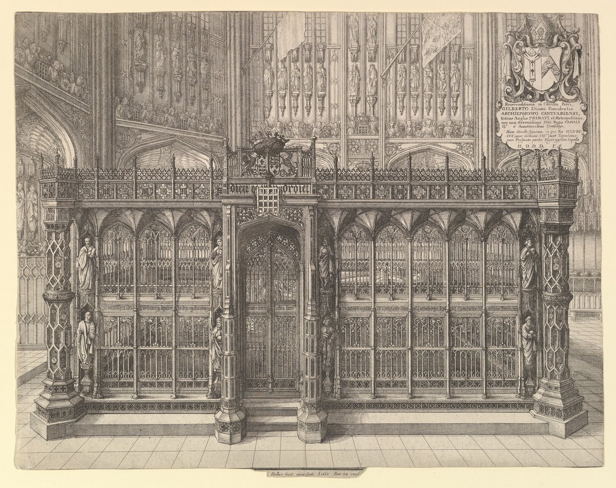 VII. Henrik sírja, 1665. alkotó: Wenceslaus Hollar