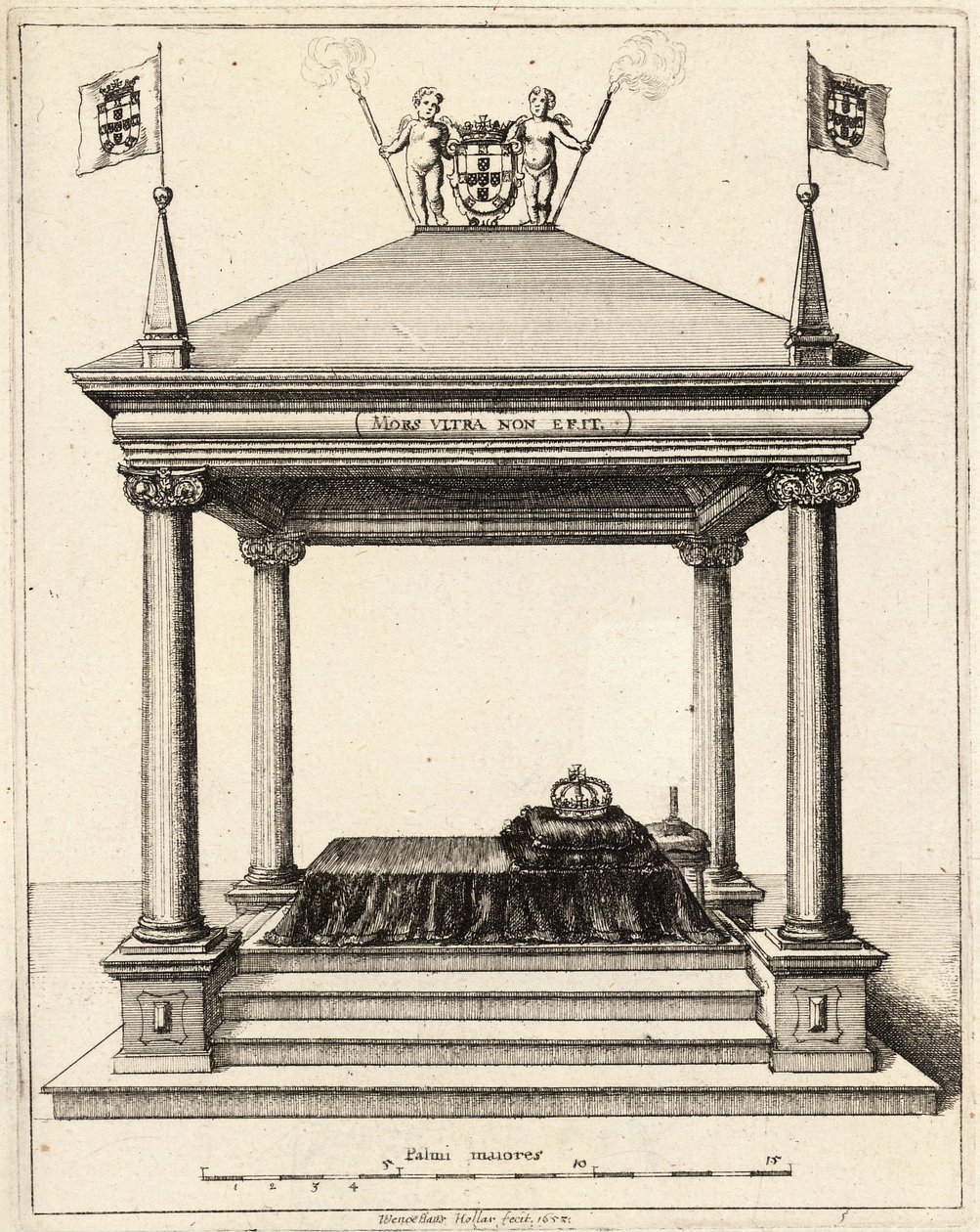 Theodosius de Bragança herceg sírja 2. állapot alkotó: Wenceslaus Hollar