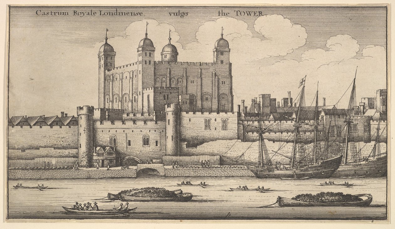 Londoni Tower, 1625-77. alkotó: Wenceslaus Hollar