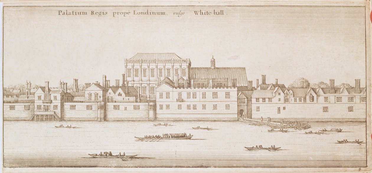 Kilátás a Whitehallra, 1645 alkotó: Wenceslaus Hollar