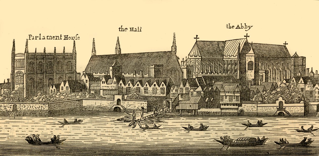 Westminster 1640-ben, 1881-ben. alkotó: Wenceslaus Hollar