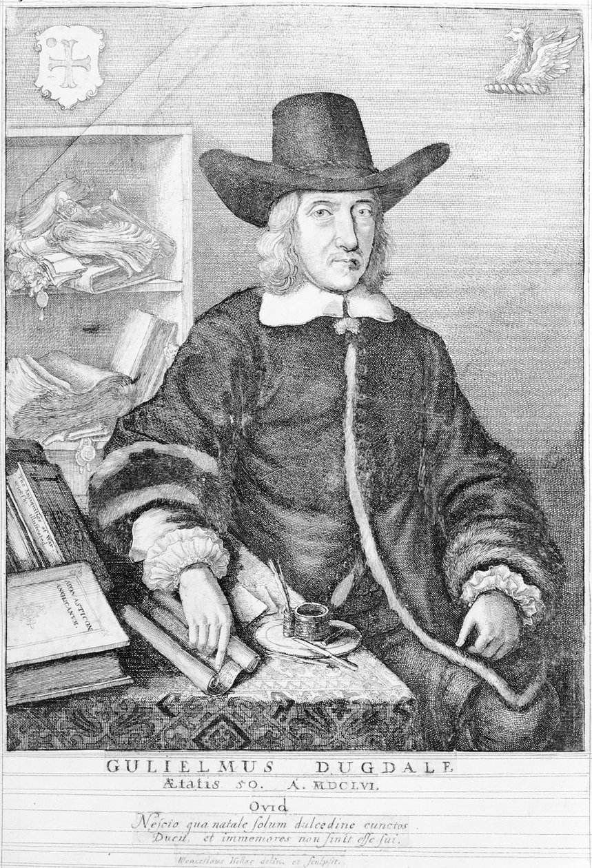 William Dugdale, 1656 alkotó: Wenceslaus Hollar