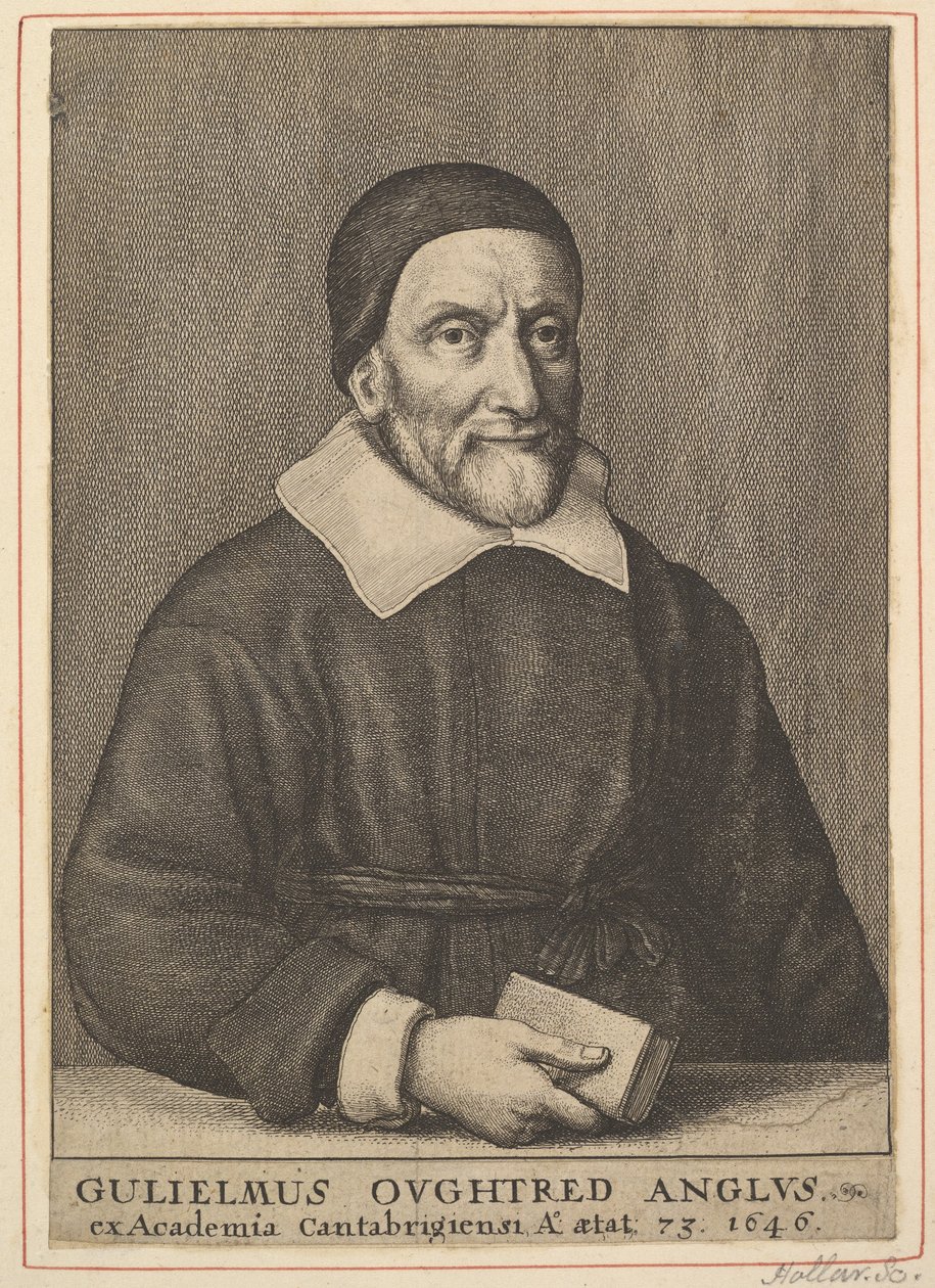 William Ooughtred, 1644. alkotó: Wenceslaus Hollar