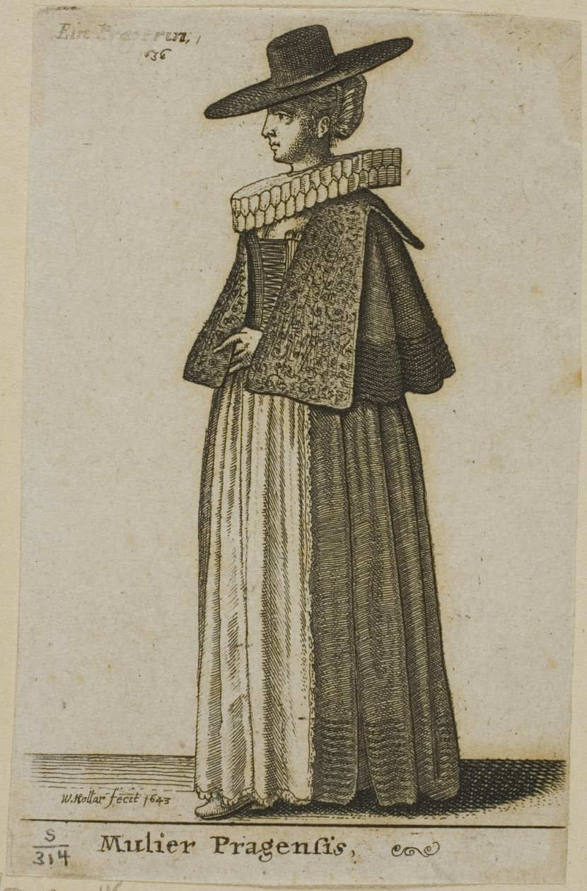 Prágai nő alkotó: Wenceslaus Hollar