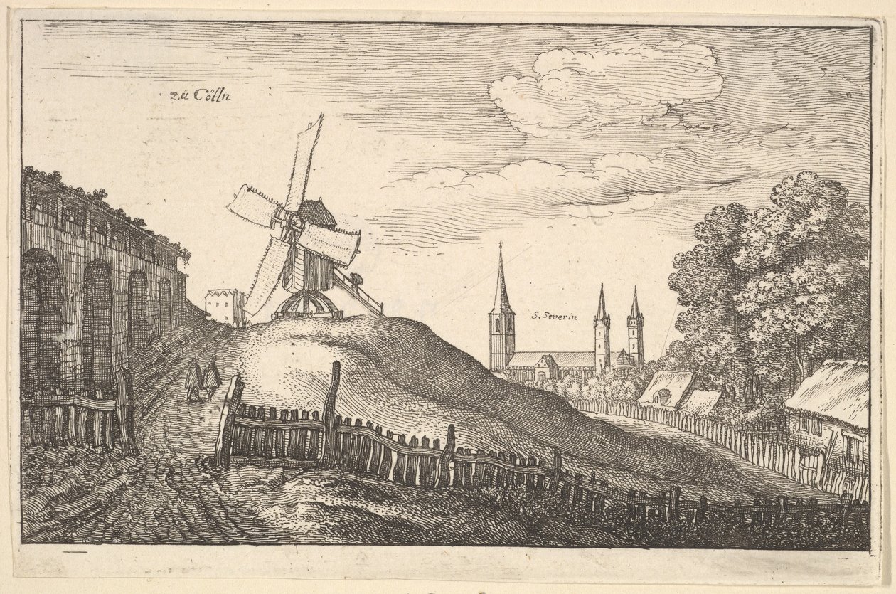 zü Cölln Köln, 1643. alkotó: Wenceslaus Hollar