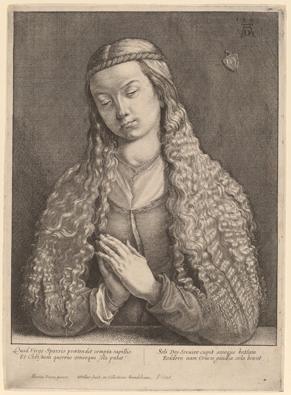 Katharine Furlegerin alkotó: Wenceslaus Hollar after Albrecht Dürer
