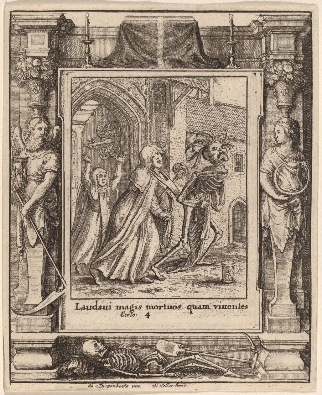 Apátnő alkotó: Wenceslaus Hollar after Hans Holbein the Younger after Abraham van Diepenbeeck