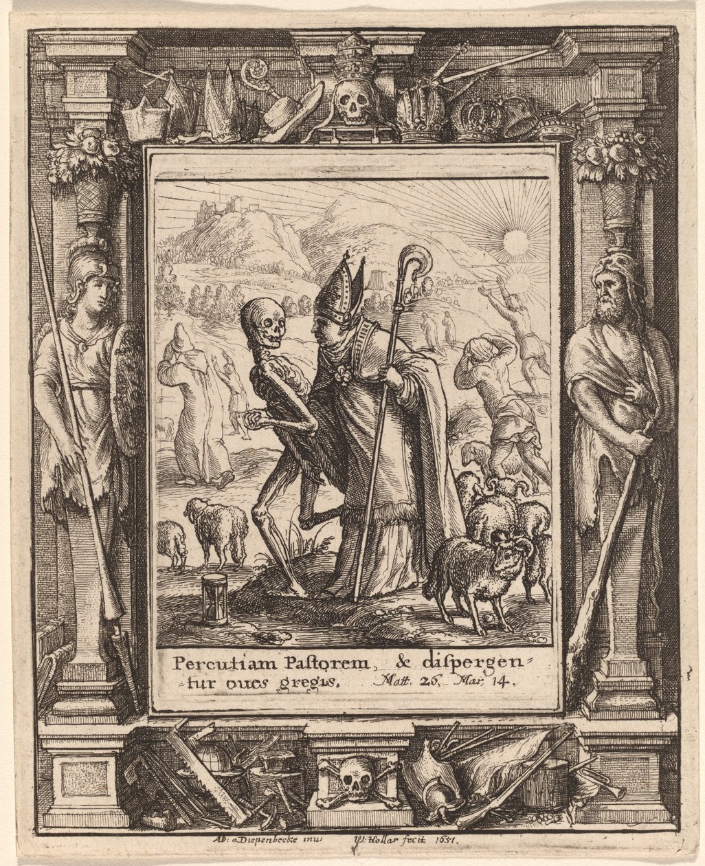 Püspök alkotó: Wenceslaus Hollar after Hans Holbein the Younger after Abraham van Diepenbeeck