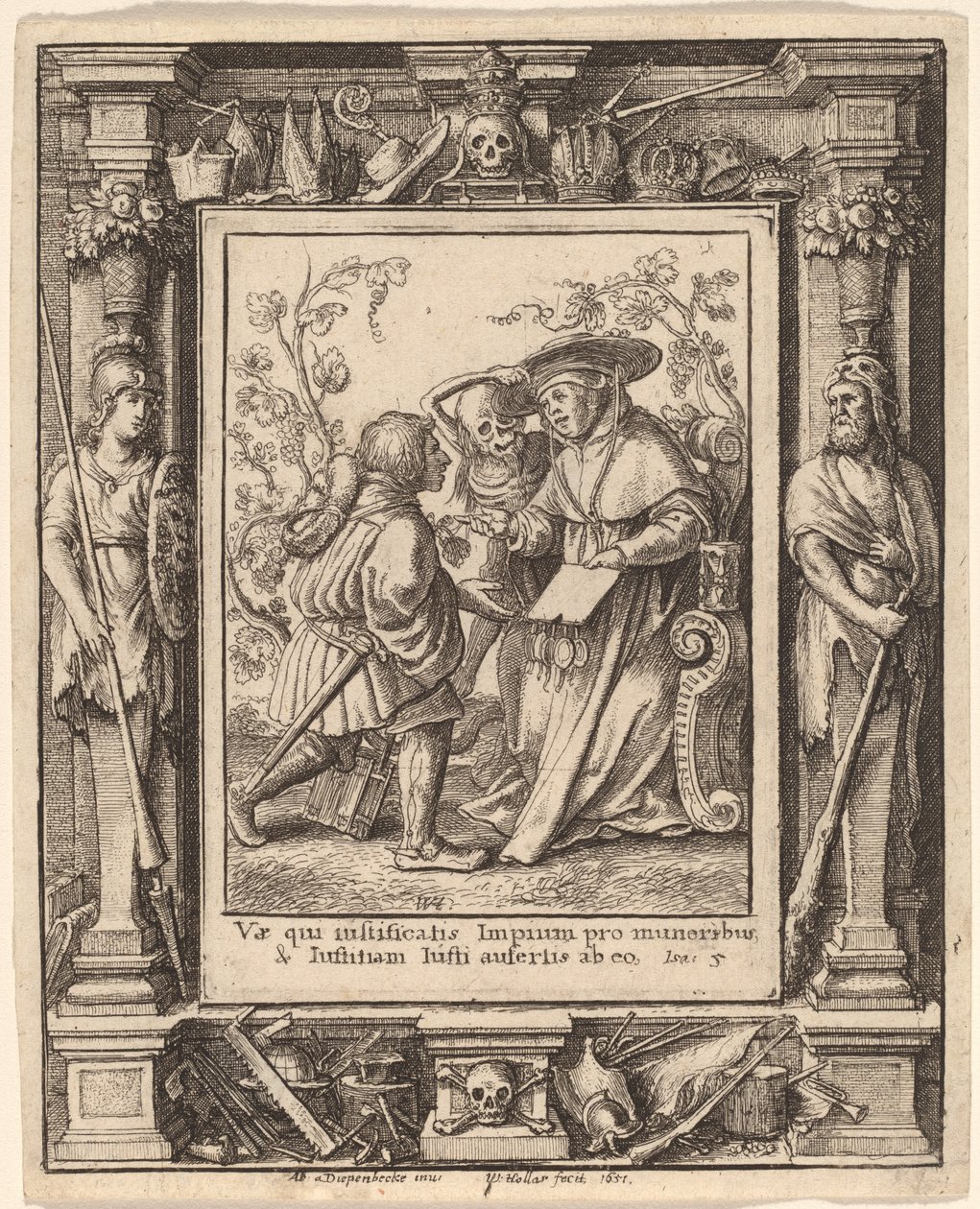 Bíboros alkotó: Wenceslaus Hollar after Hans Holbein the Younger after Abraham van Diepenbeeck