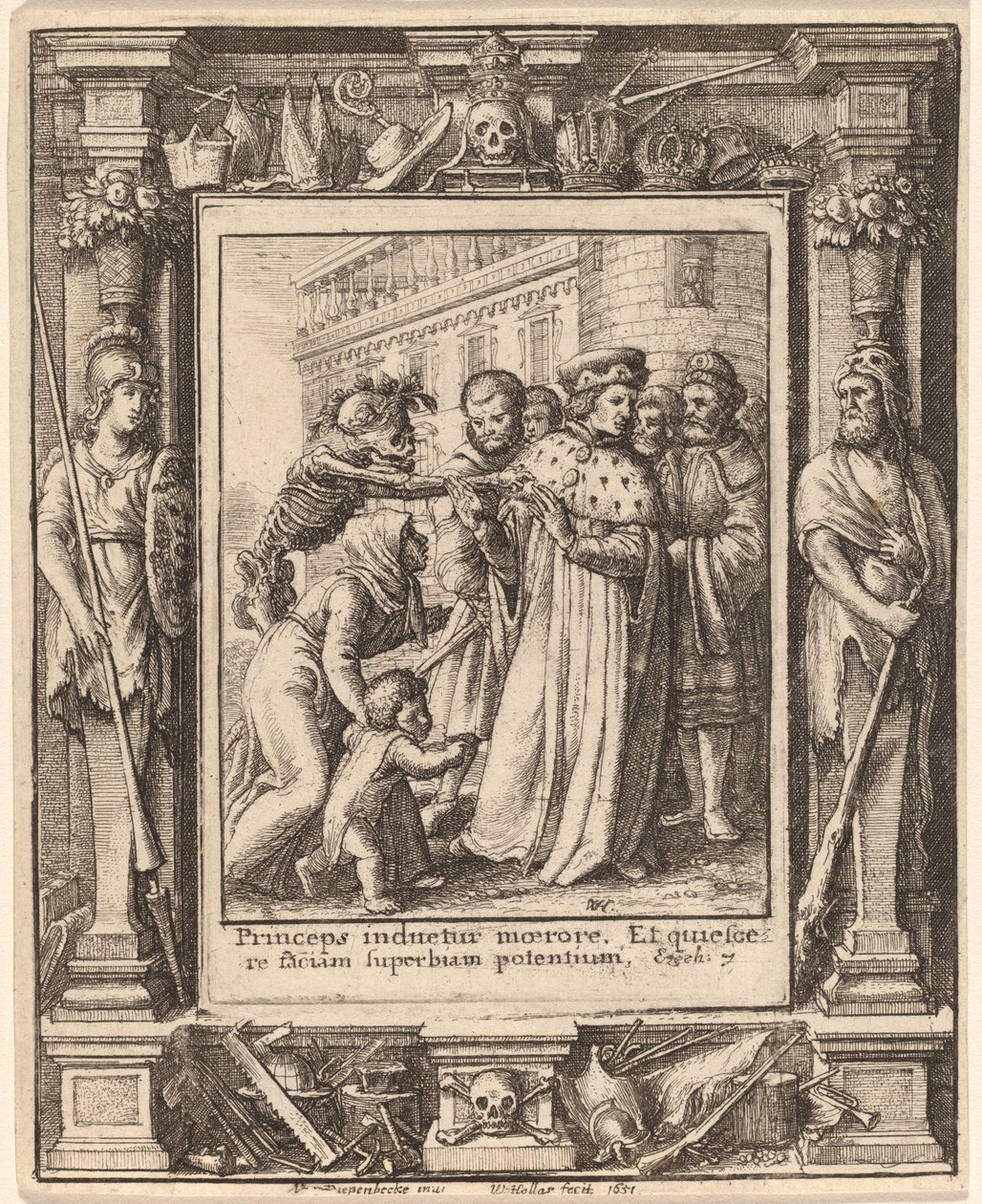 Herceg alkotó: Wenceslaus Hollar after Hans Holbein the Younger after Abraham van Diepenbeeck