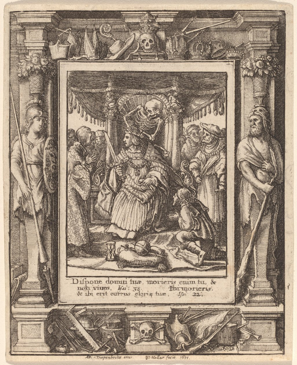 Császár alkotó: Wenceslaus Hollar after Hans Holbein the Younger after Abraham van Diepenbeeck