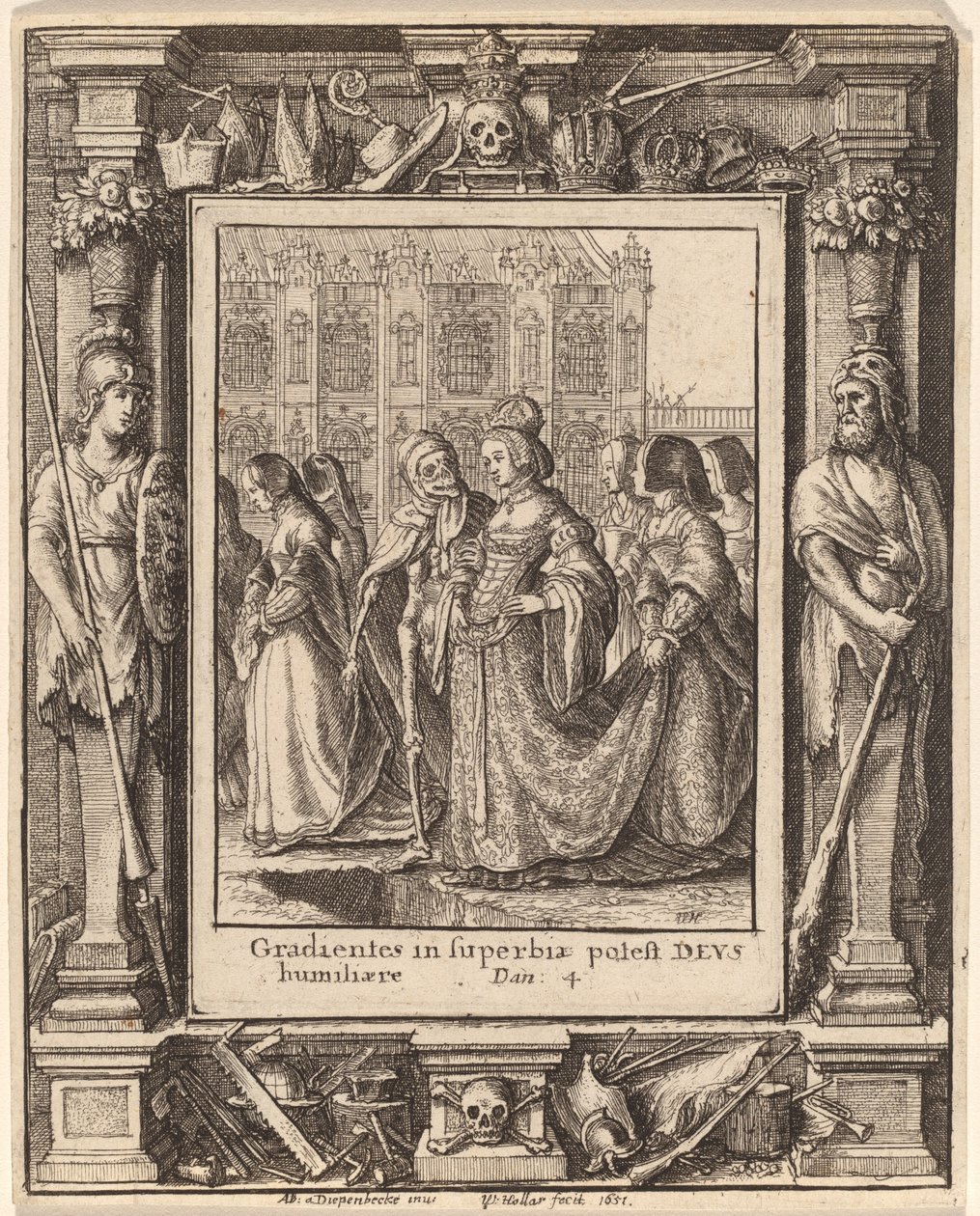 Császárnő alkotó: Wenceslaus Hollar after Hans Holbein the Younger after Abraham van Diepenbeeck