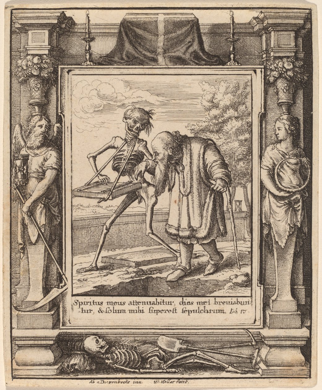 Idős ember alkotó: Wenceslaus Hollar after Hans Holbein the Younger after Abraham van Diepenbeeck
