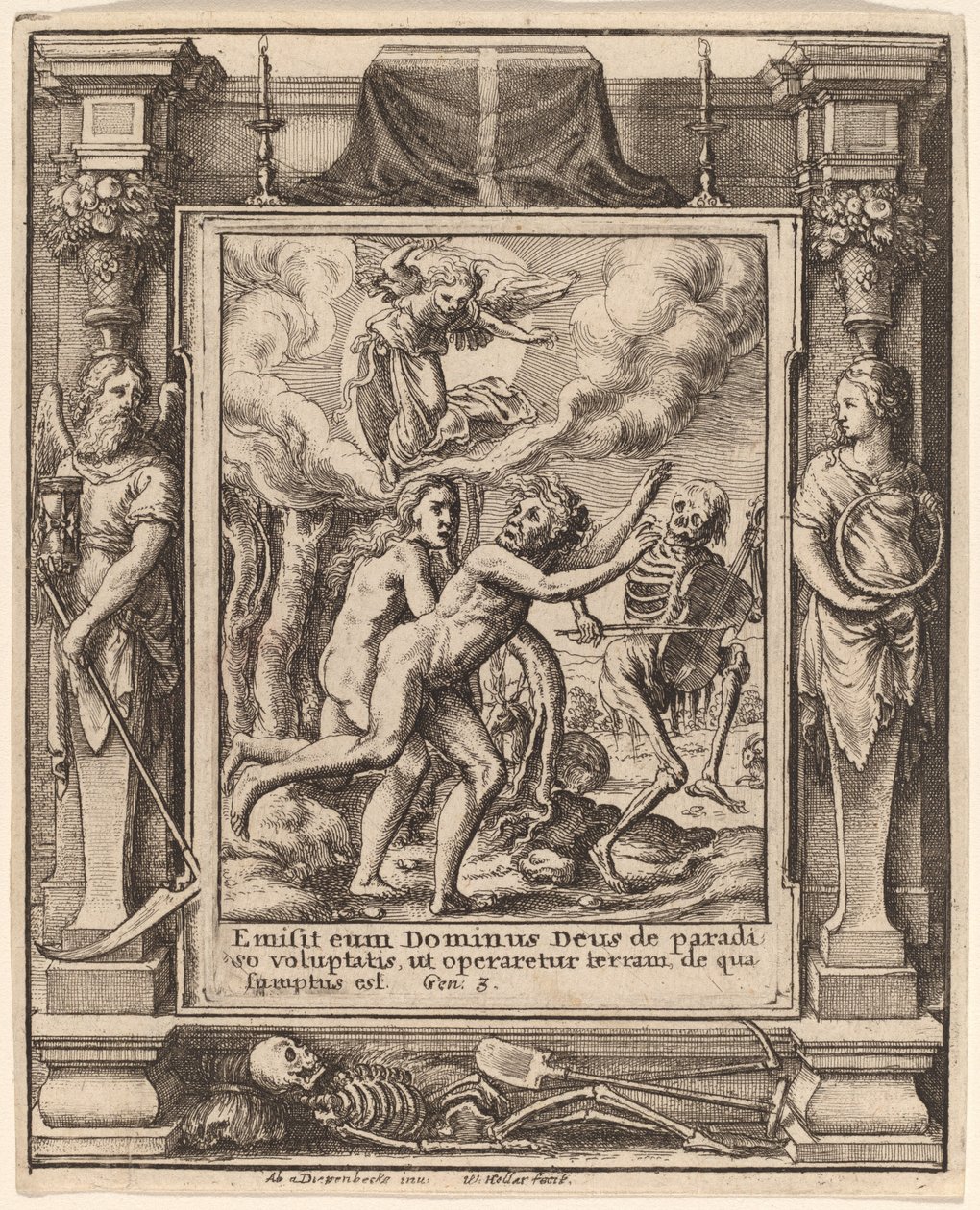 elveszett paradicsom alkotó: Wenceslaus Hollar after Hans Holbein the Younger after Abraham van Diepenbeeck
