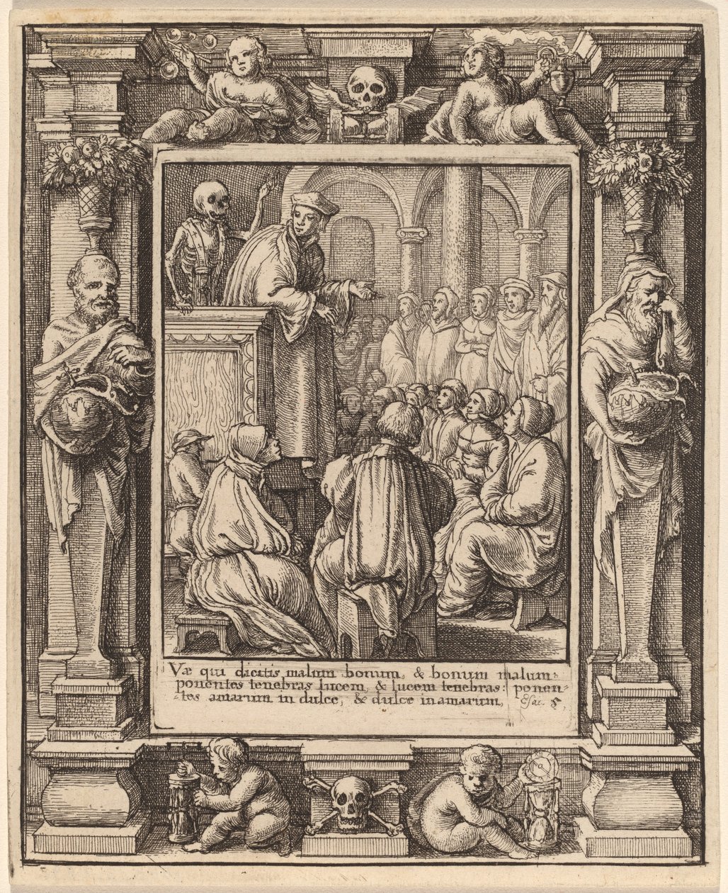 Prédikátor alkotó: Wenceslaus Hollar after Hans Holbein the Younger after Abraham van Diepenbeeck