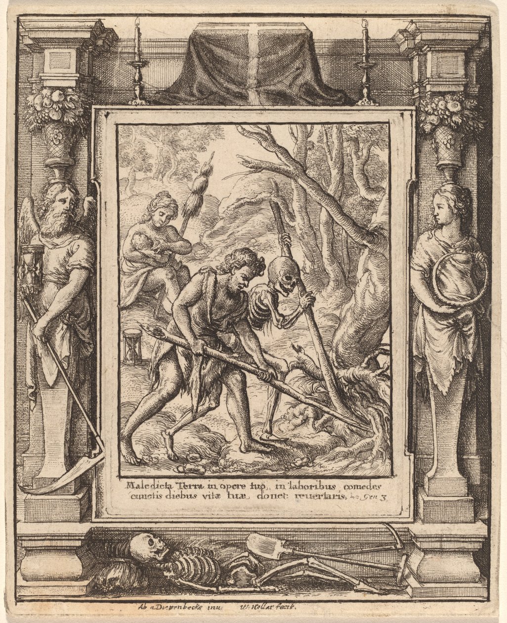 Amikor Adam Delved alkotó: Wenceslaus Hollar after Hans Holbein the Younger after Abraham van Diepenbeeck