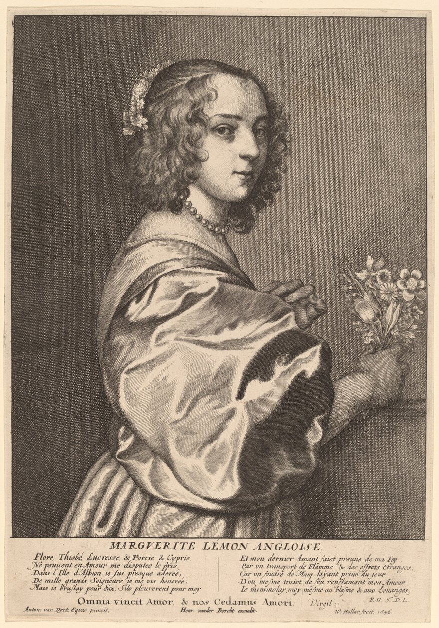 Margaret Lemon alkotó: Wenceslaus Hollar after Sir Anthony van Dyck