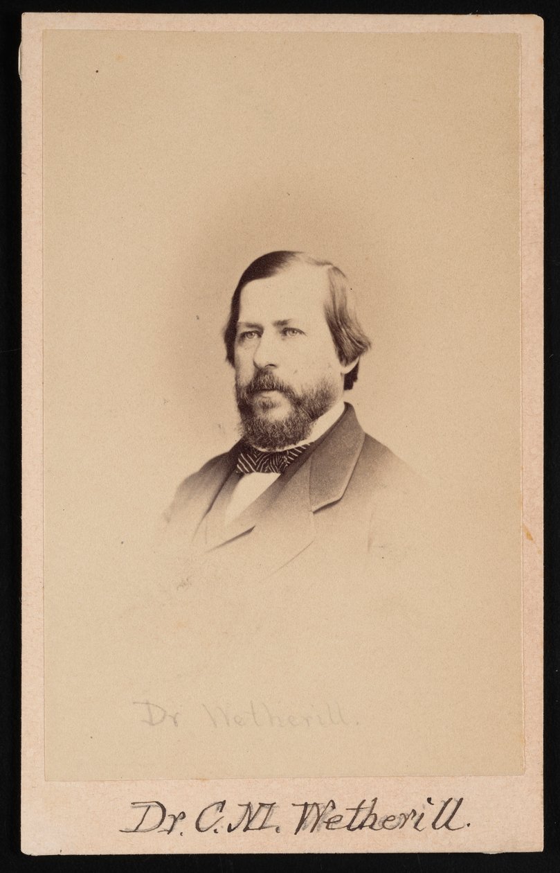 Dr. Charles Mayer Wetherill portréja 1825-1871, 1864. alkotó: Wenderoth and Taylor