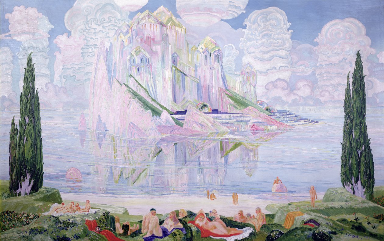 A tenger csodája, 1917 alkotó: Wenzel Hablik