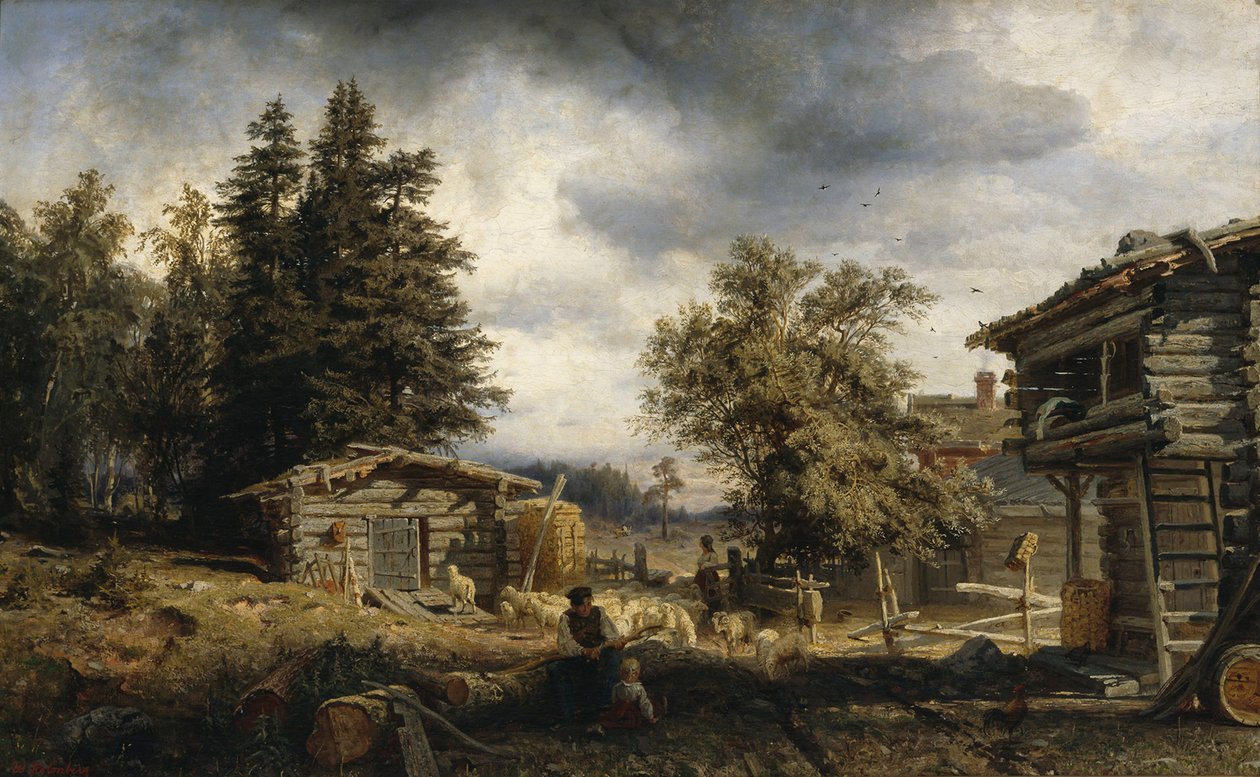 Kunyhó Kuruban alkotó: Werner Holmberg