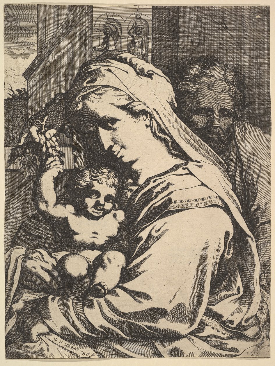 Szent Család, 1612. alkotó: Werner Jacobsz. van den Valckert