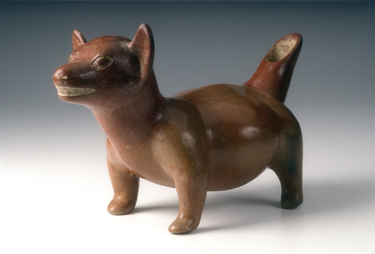 Dog Effigy Vessel, i.e. 200-300 (kerámia) alkotó: West Mexican