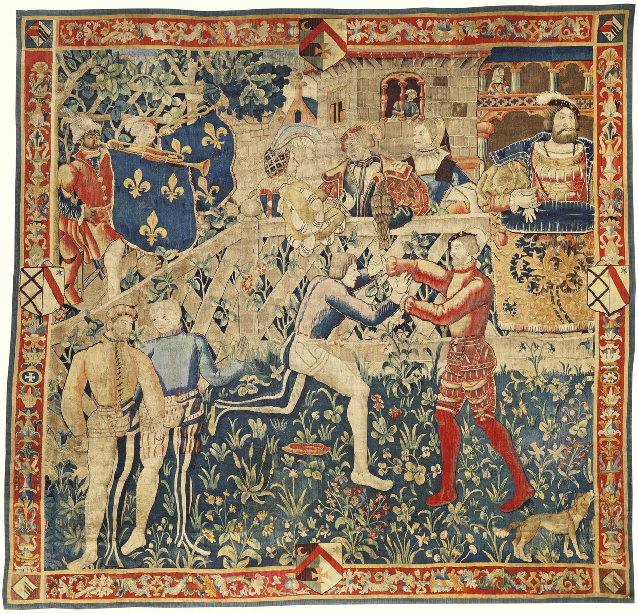 VIII. Henrik és I. Ferenc király találkozása Gobelin, c. 1520 alkotó: West European Applied Art