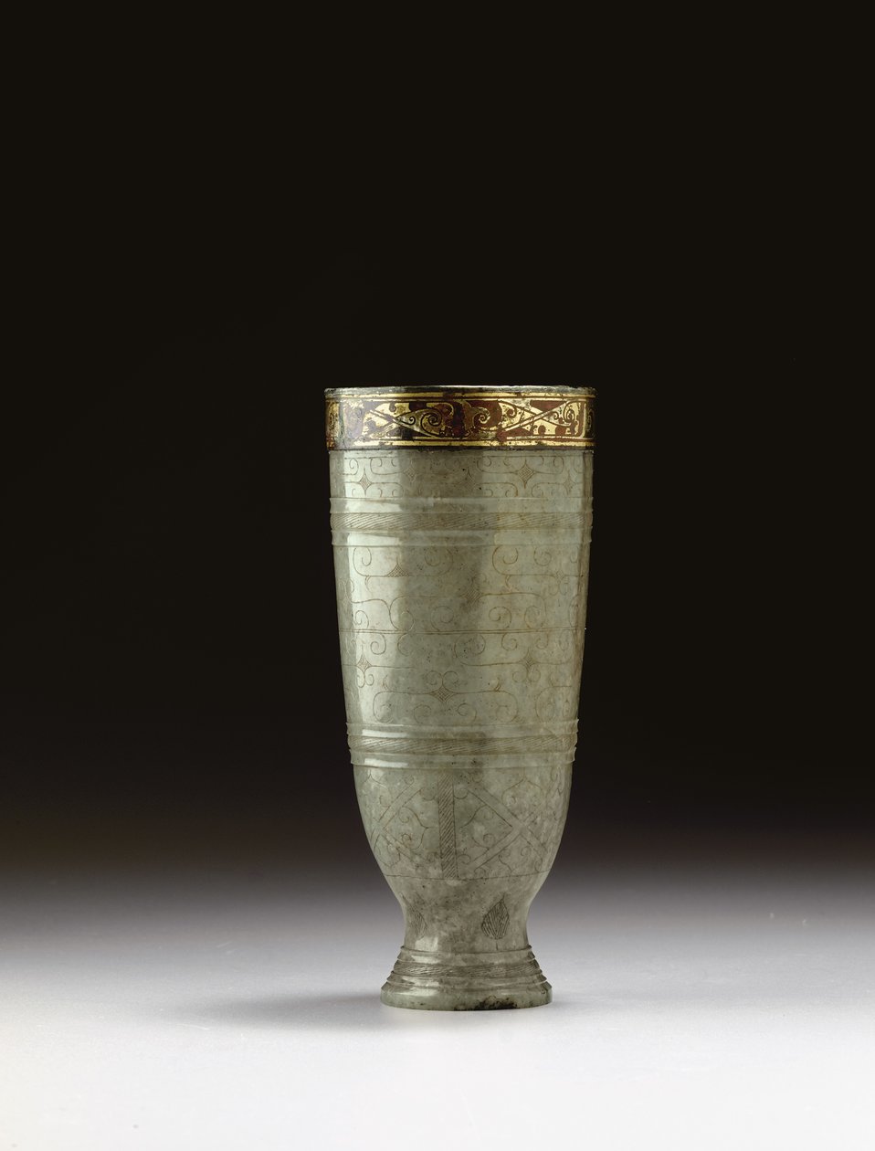 Pohár, Kr.e. 2. század eleje-közepe alkotó: Western Han Dynasty Chinese School