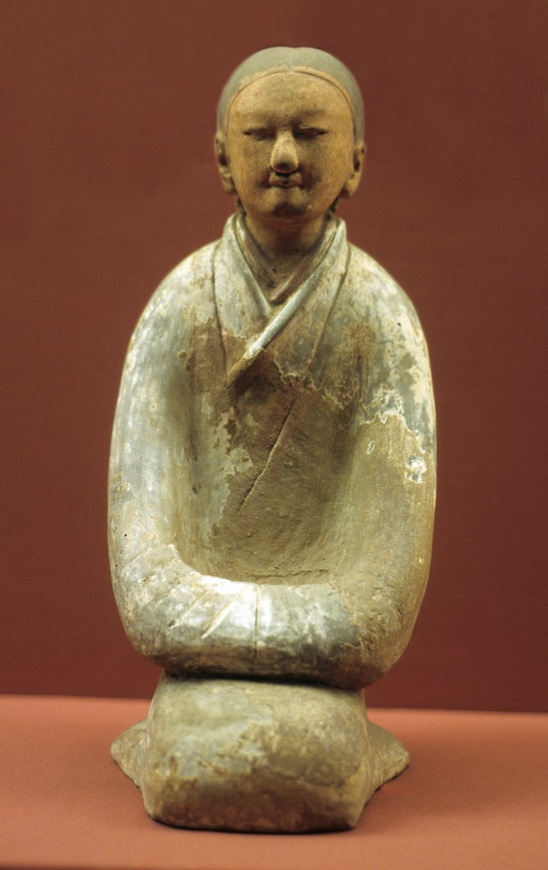 Sarkán ülő nő, Kr.e. 206-8 alkotó: Western Han Dynasty Chinese School