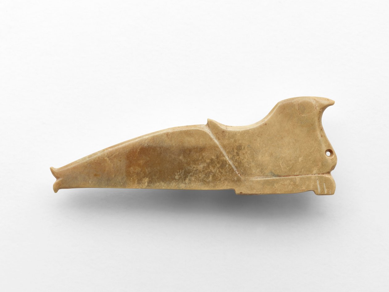 Medál madár formájú, Kr.e. 1050-kb. 950 körül (jáde) alkotó: Western Zhou Dynasty Chinese School