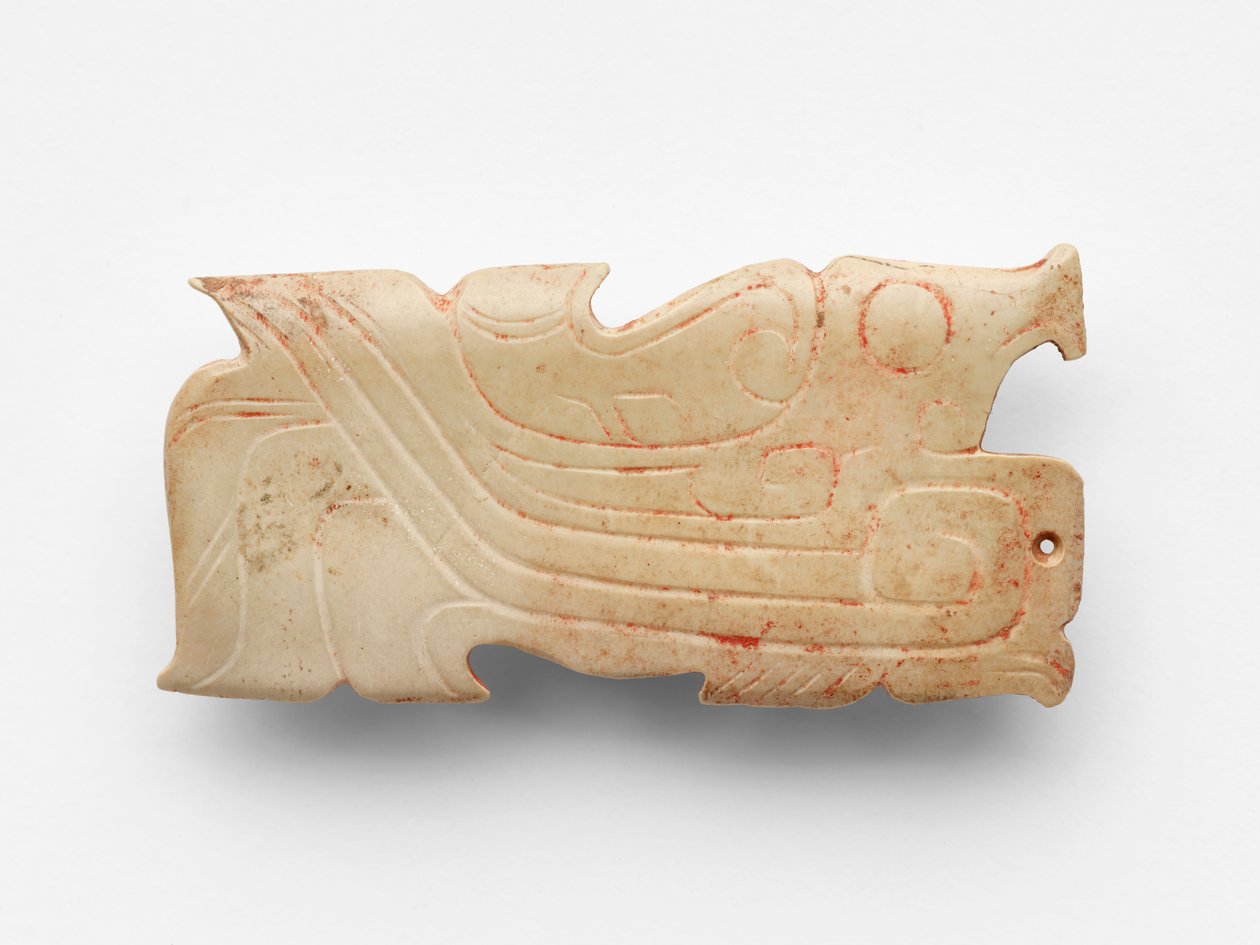 Medál madár formájú, Kr.e. 1050-kb. 950 körül alkotó: Western Zhou Dynasty Chinese School