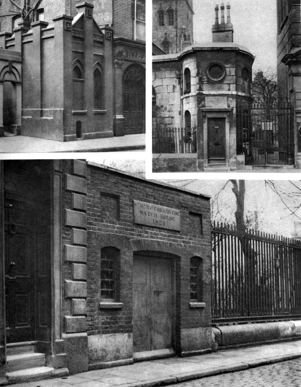 Három temetői őrház, London, 1926-1927 alkotó: Whiffin